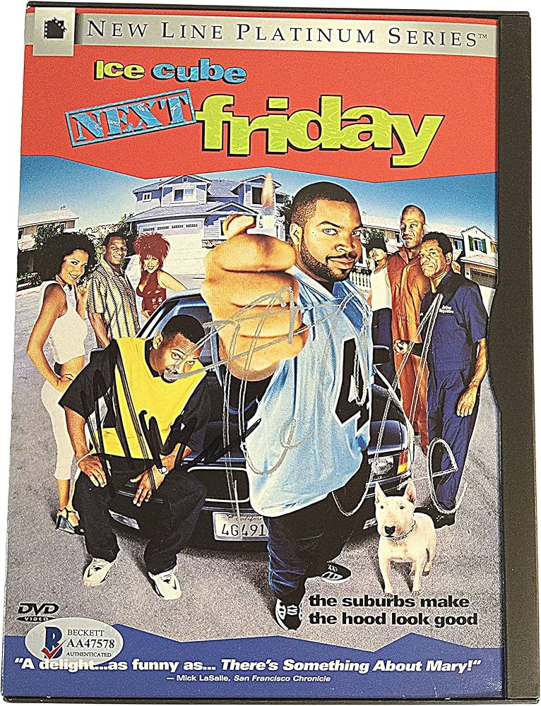 Amazon.com: Ice Cube Autograph Next Friday DVD Movie Case Duo