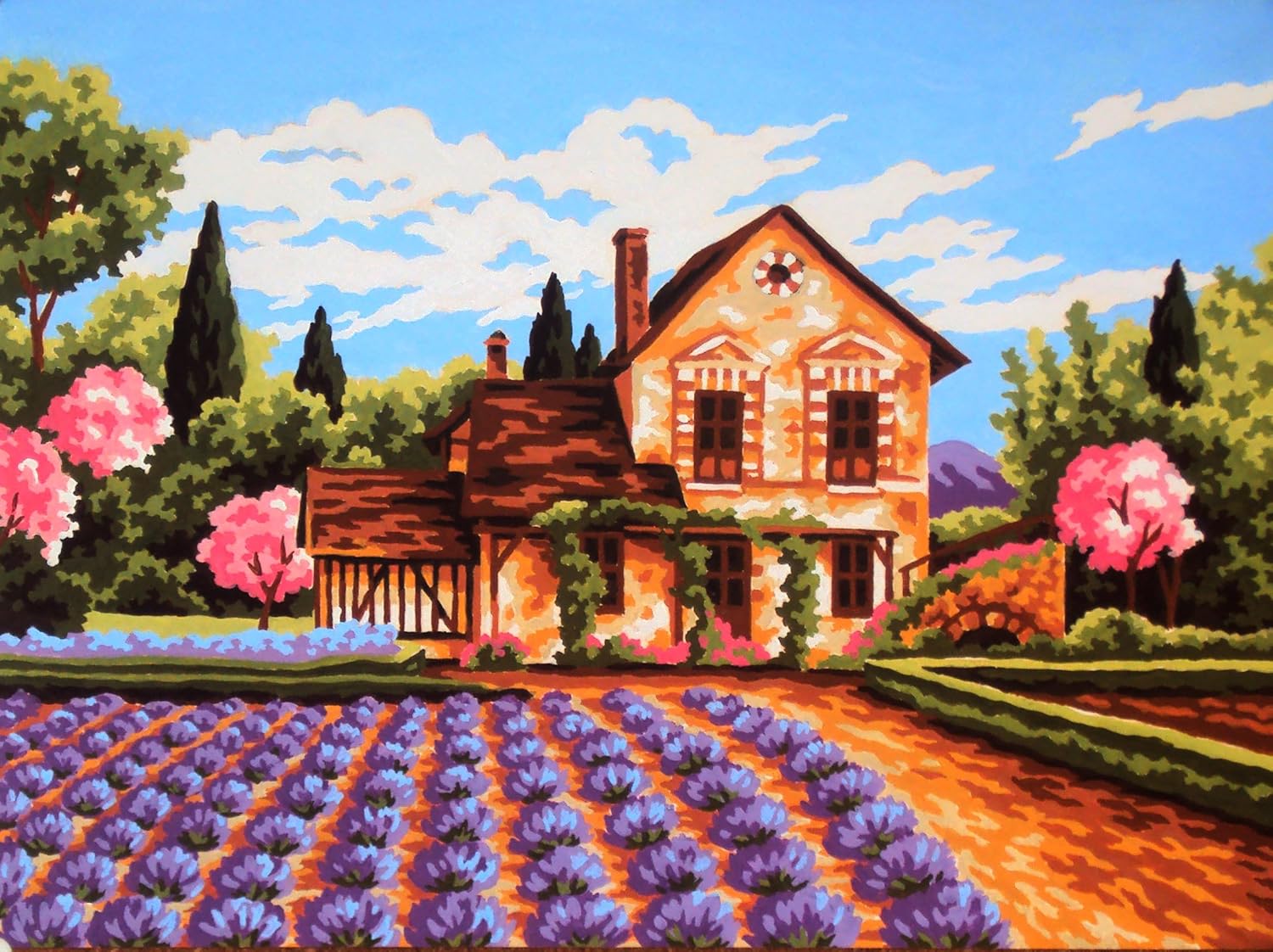 GobelinL Needlepoint Painted Canvas Tapestry Gobelin - Landscape 16"x20" 40.142 L