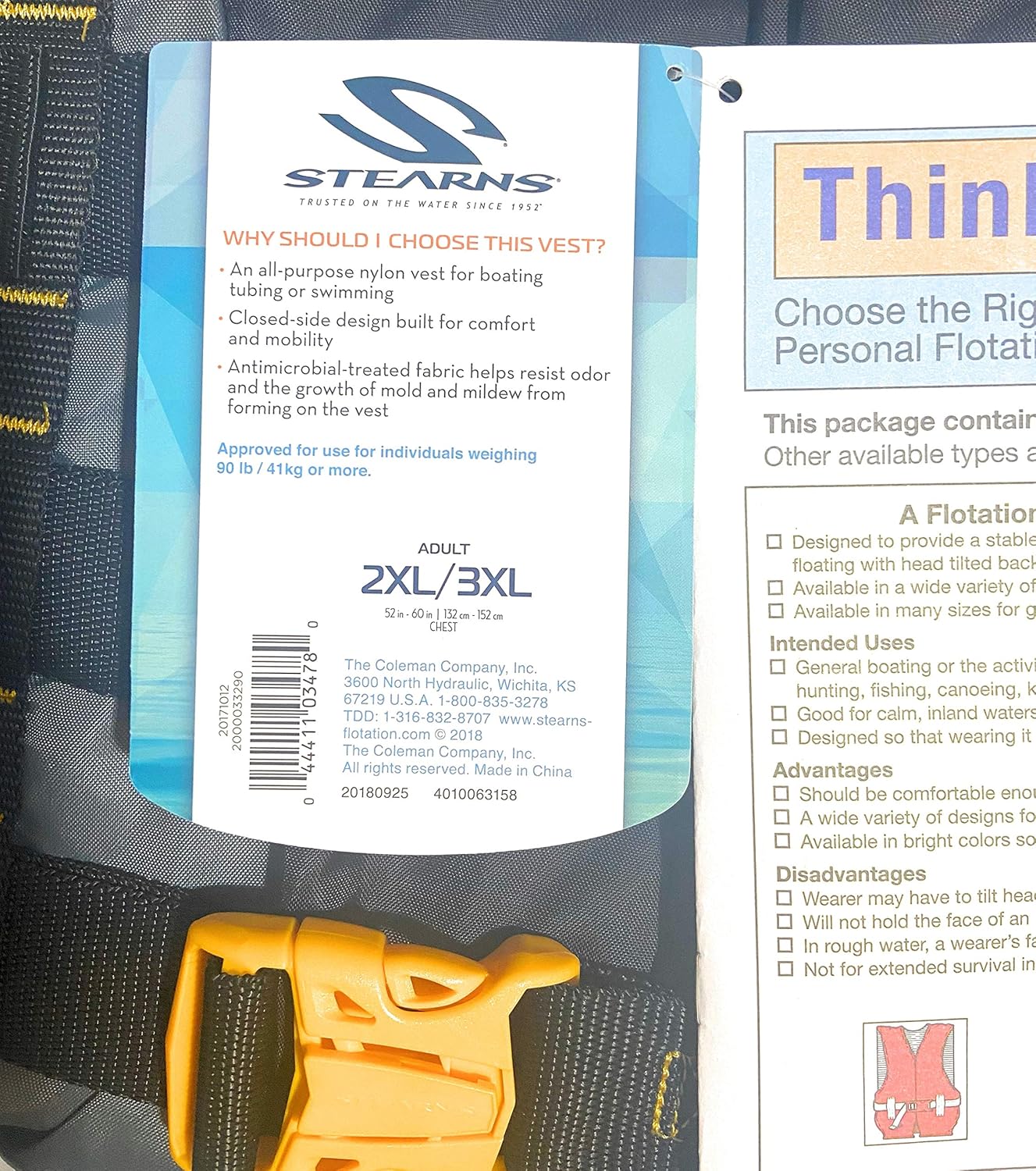 Coleman 2000033290 Personal Flotation Device