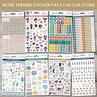 Vista 7 de bloom daily planners Paquete de calcomanías para planificador de profesores, calcomanías de planificación temática escolar para profesores