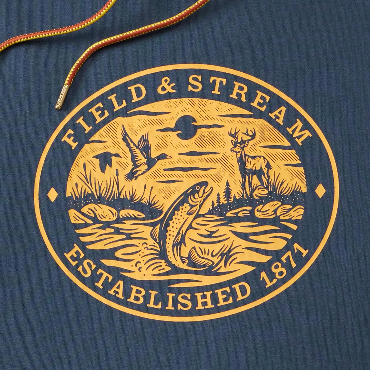 Field & Stream Skiff-Live Short Sleeve French Terry Graphic Hoodie - Image 3