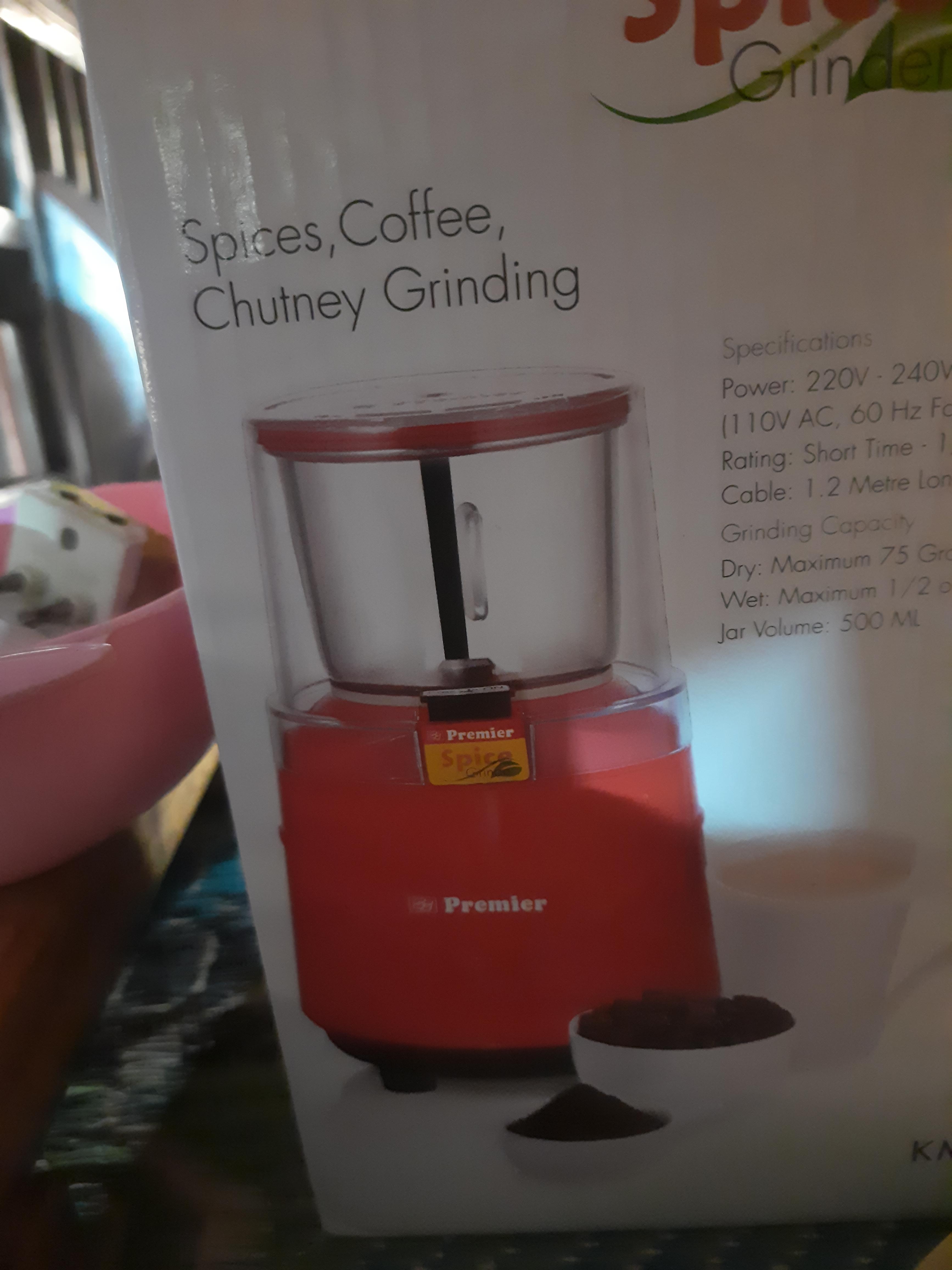 Buy Premier Spice Grinder KM 521 Wet & Dry Mixer grinder 350W Online