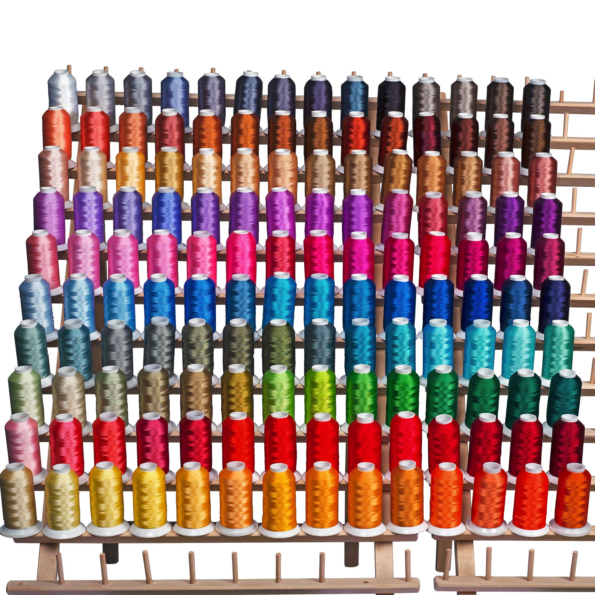 50 Cones Polyester Embroidery Threads BROTHER / BABYLOCK COLORS 40wt