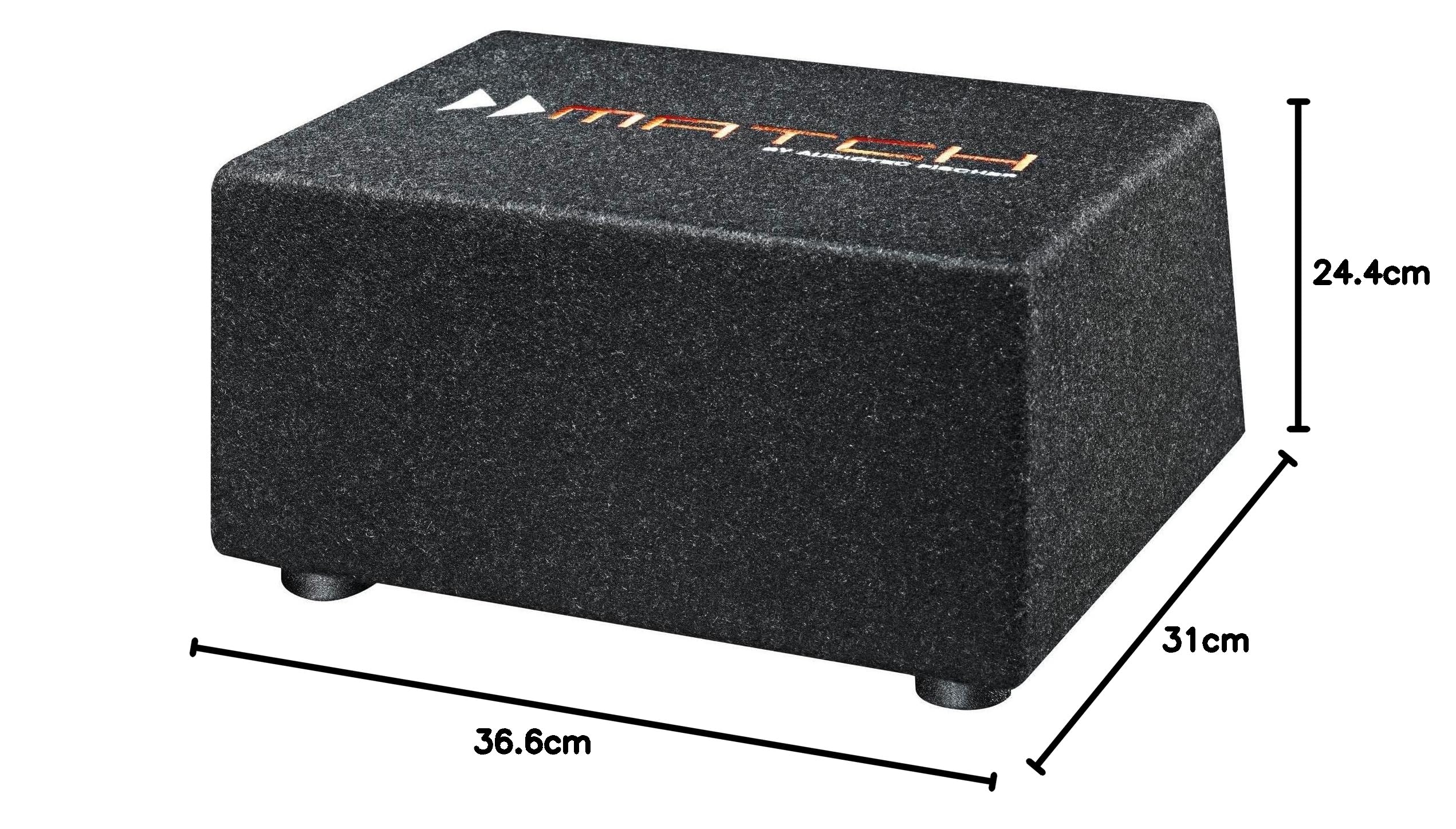 Helix PP 8E-Q Caisson de basse bass-reflex 200/400 W RMS 200 mm woofer 4 x 3 Ohm