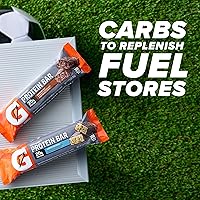 Vista 4 de Gatorade Whey Protein Recover Bars, Chocolate Chip, 2.8 ounce(Pack of 12)