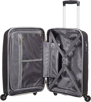 American Tourister Bon AIR - Spinner S, Hand Luggage, 55 cm, 31.5L, Black (Black)