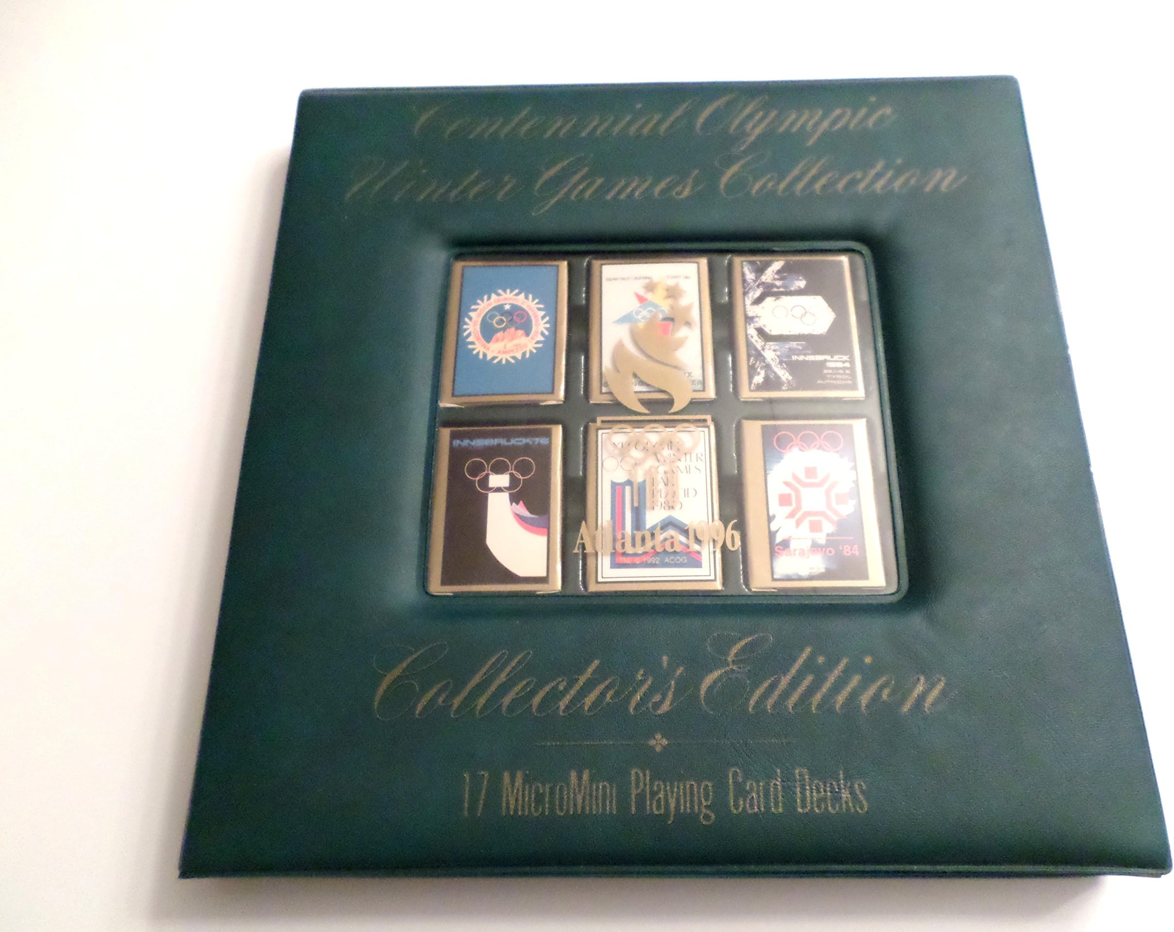 Centennial Olympic Winter Games Collector's Edition Playing Cards 17 MicroMini Decks 1996