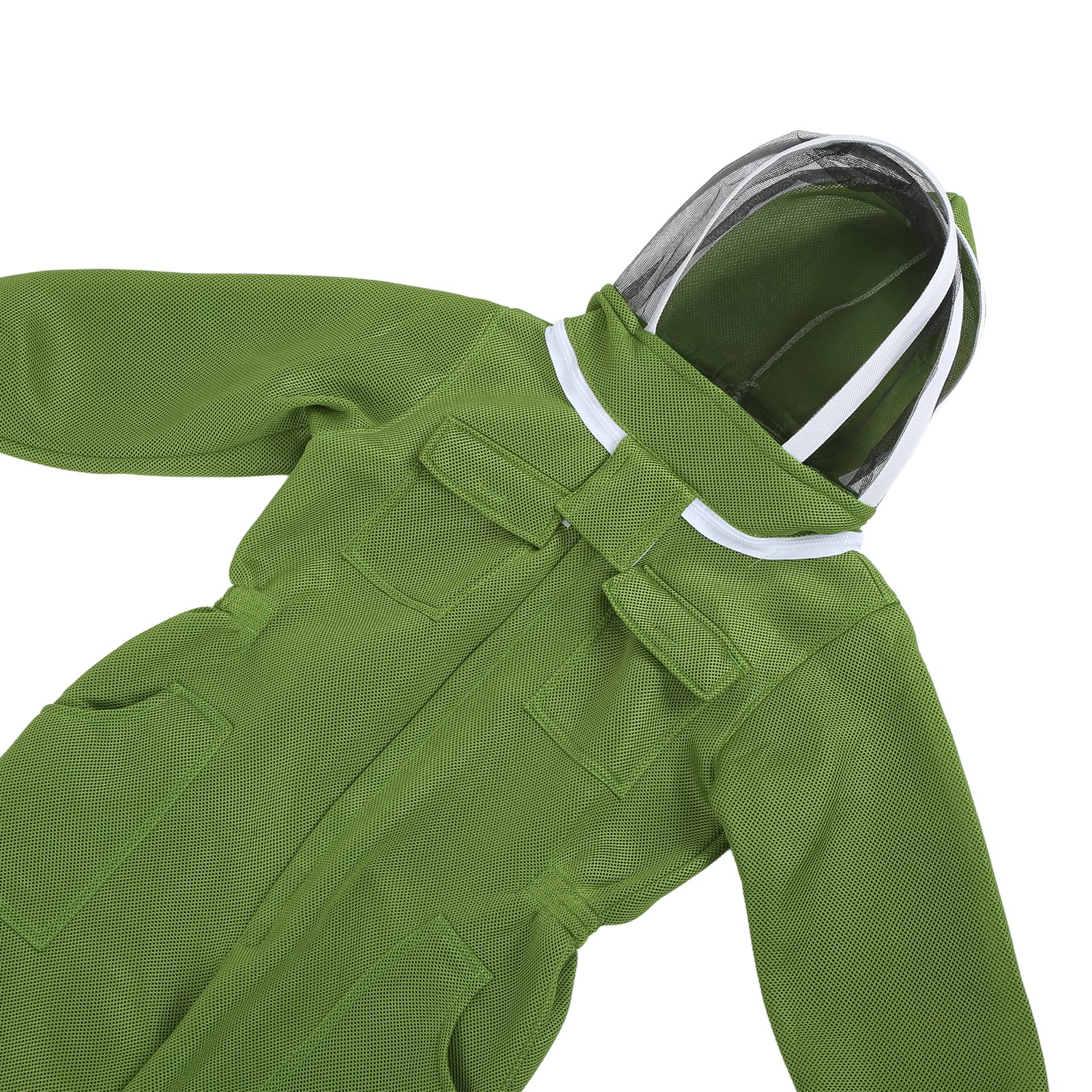 Tuta Apicoltore Anti Calabroni Per Vespe E, Tuta Professionale Traspirante In Tessuto Rete - Protezione Completa Corpo, Cappello Con Velo Staccabile, Per Apicoltori (XXL)
