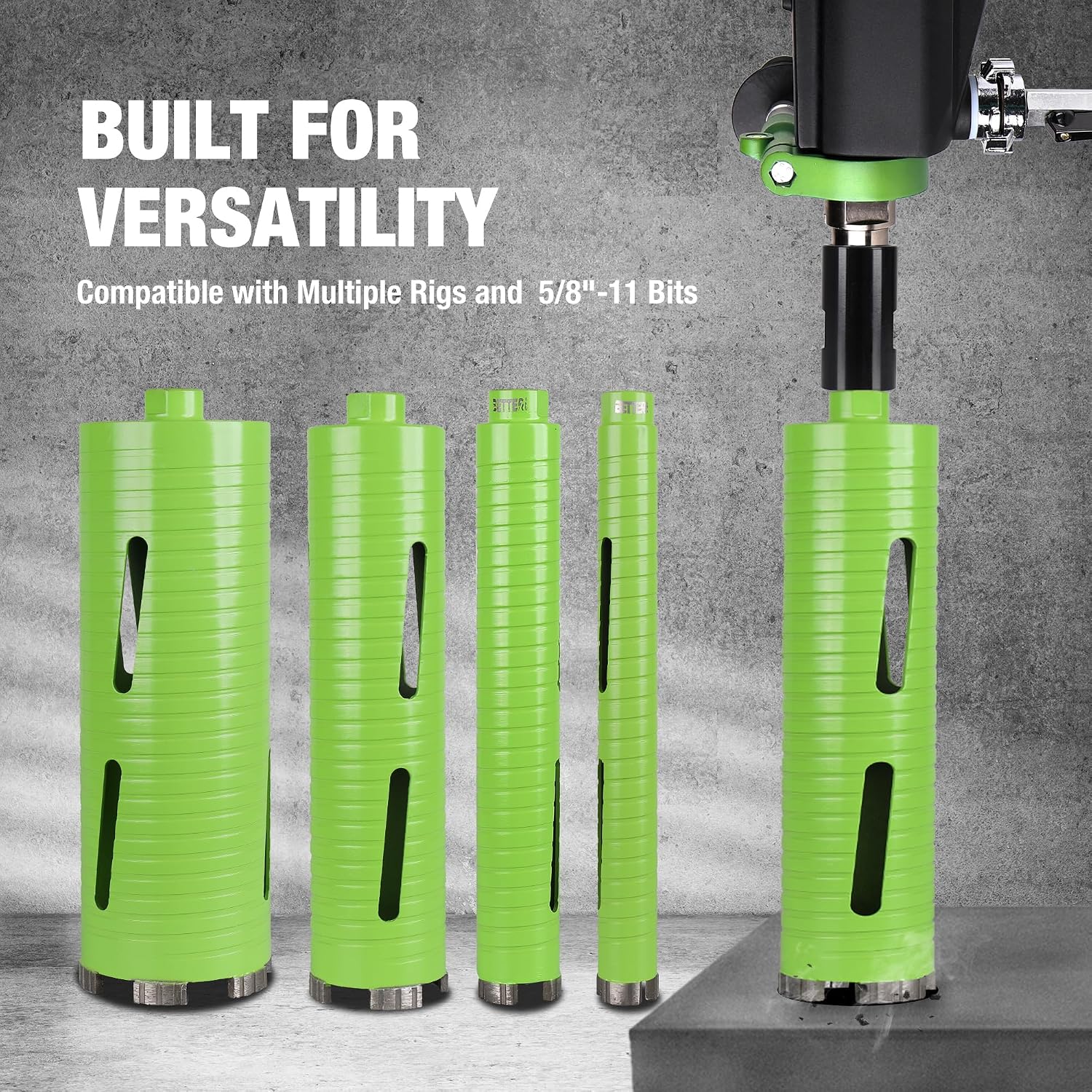 1-1/4"-7 Female to 5/8"-11 Male Core Drill Bit Adapter, Premium Convenient Converter for Concrete Coring & Diamond Core Bits