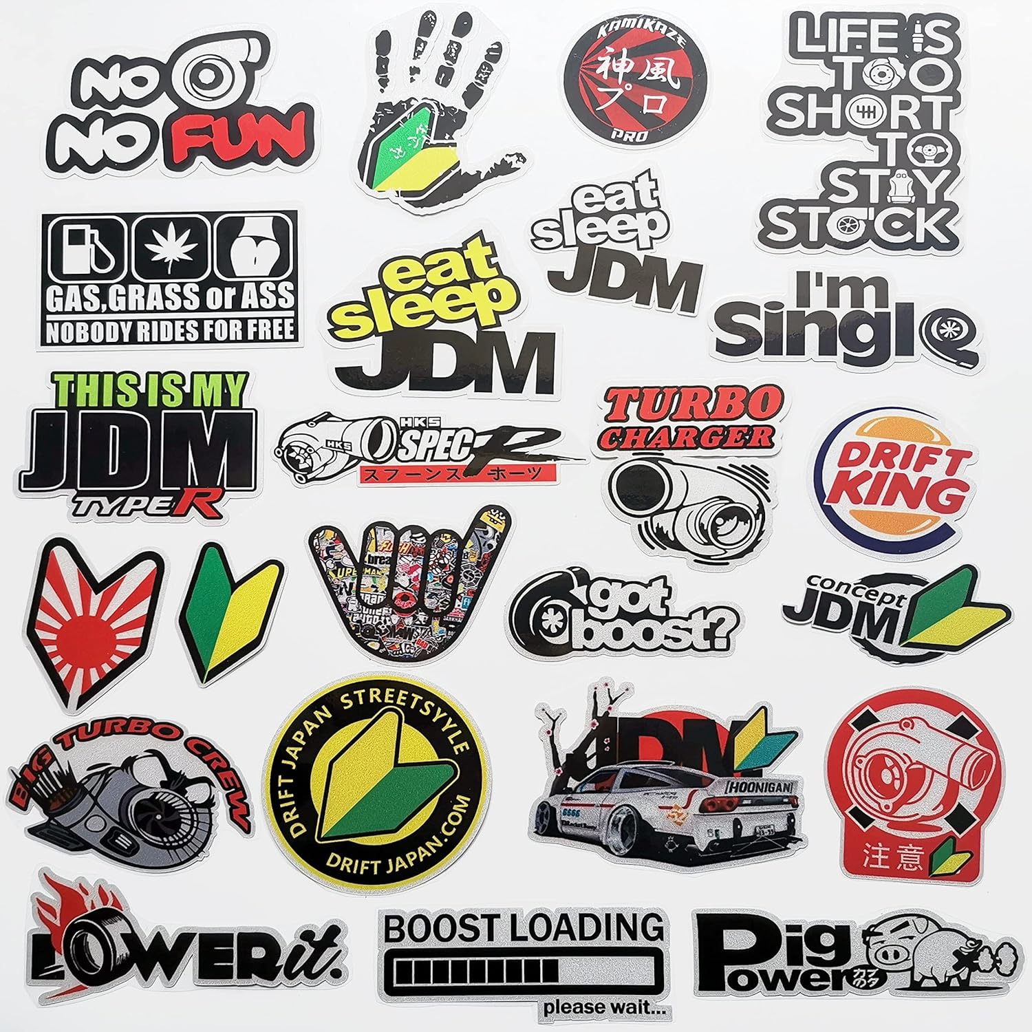 41pcs Funny JDM Bumper Drift Stickers for Cars Slovakia Ubuy