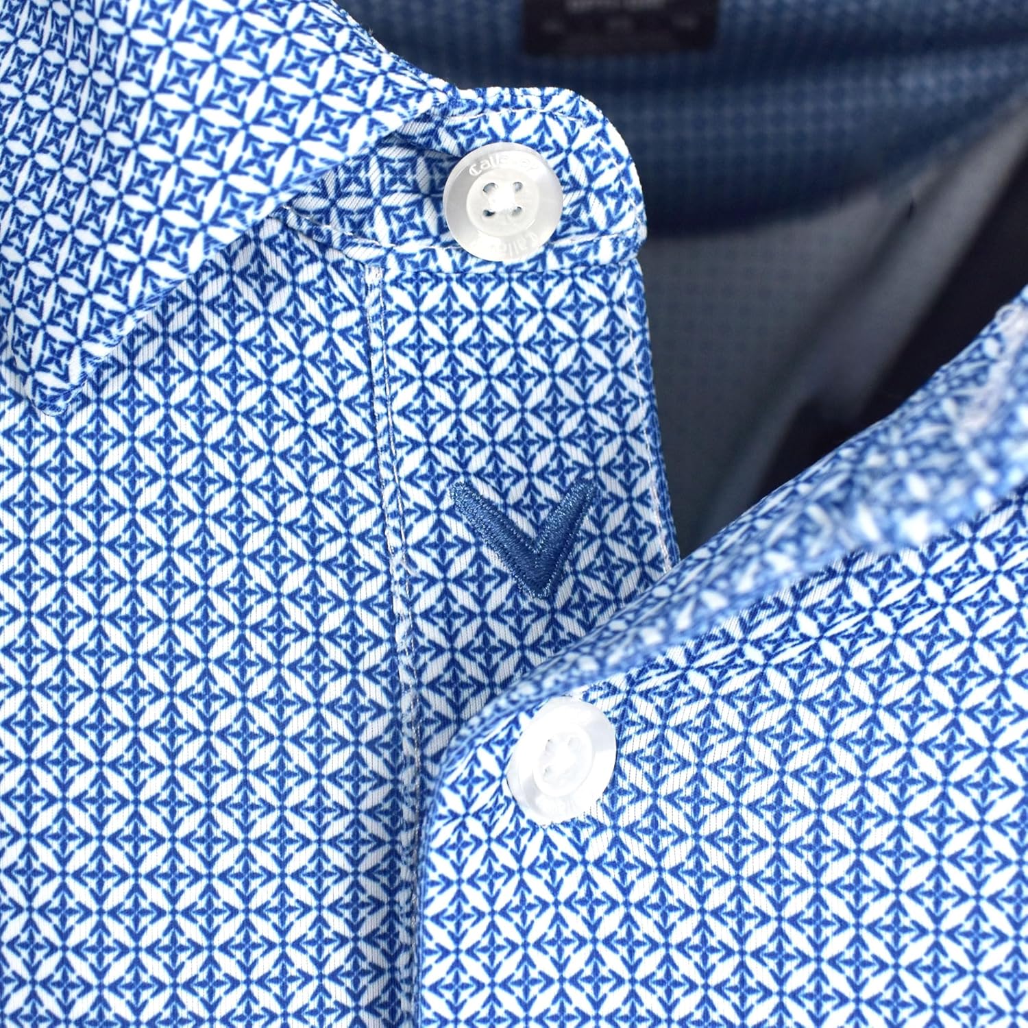 Callaway Golf Chevron Foulard Print Polo - Image 6