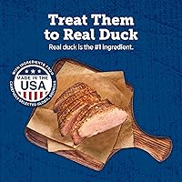 Vista 3 de Blue Buffalo True Chews Premium Jerky Cuts Golosinas naturales para perros, pato, 12 onzas