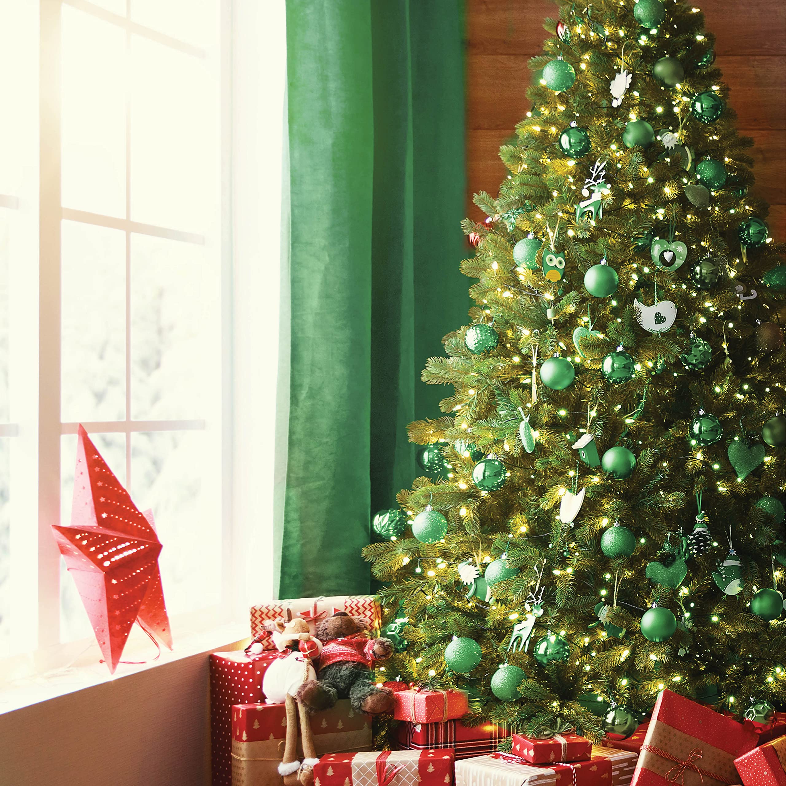 Amazon.com: Christmas Ornaments Set of 24 - Beautiful [Green