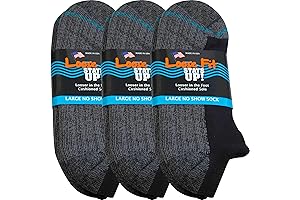 Cushioned No Show Socks, Built to Stay Up