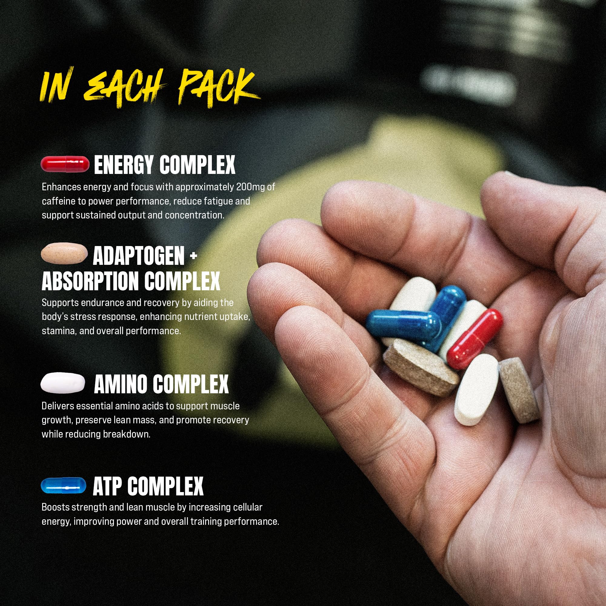 Animal M-Stak Anabolic Mass Gainer Bodybuilding Supplement | 21 Pill Packs — Amazon image 3