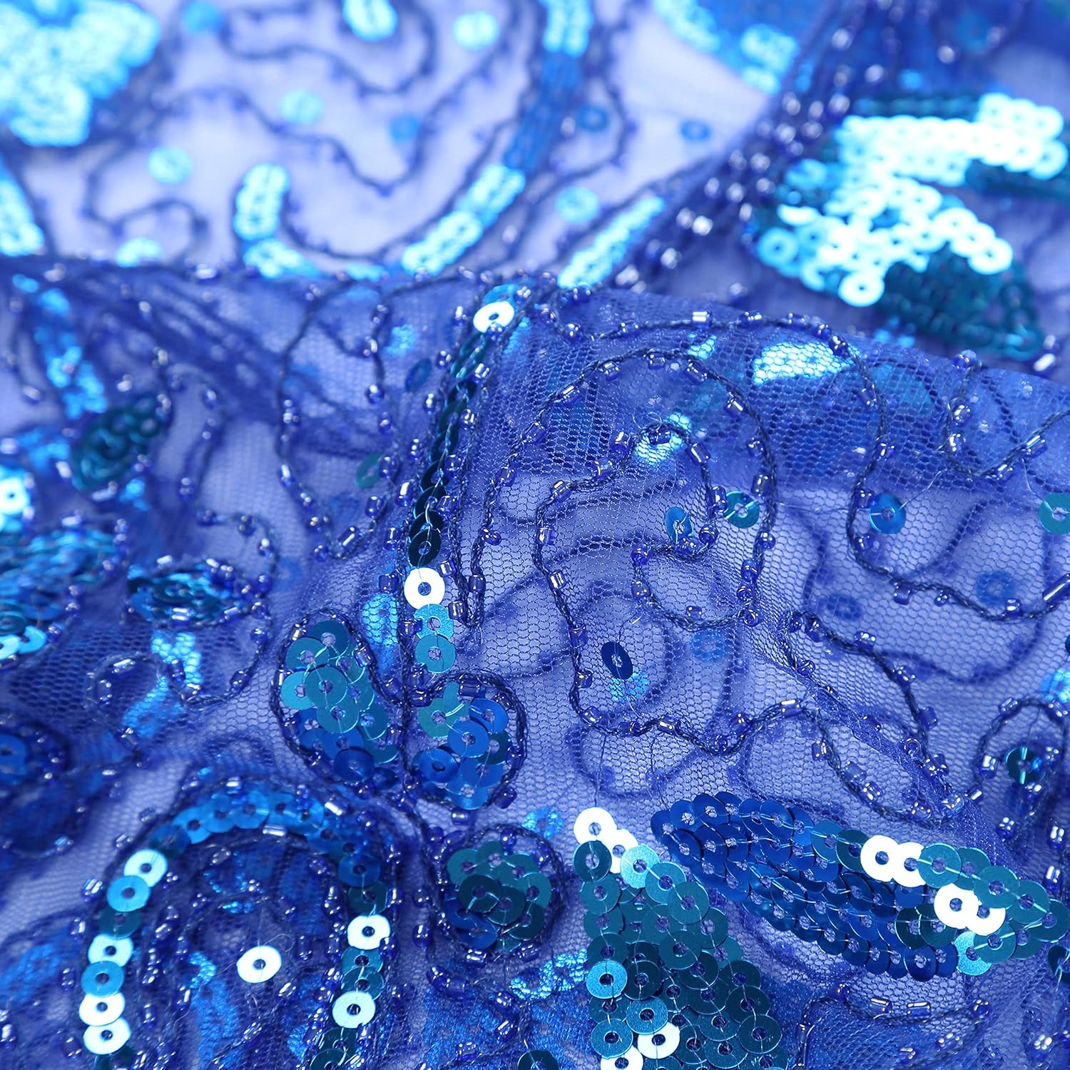 1920s Shawl Wraps Sequin Beaded Evening Cape for Gatsby Party Bridal Shawl Women Evening Cape Flapper Cover Up - Image 6