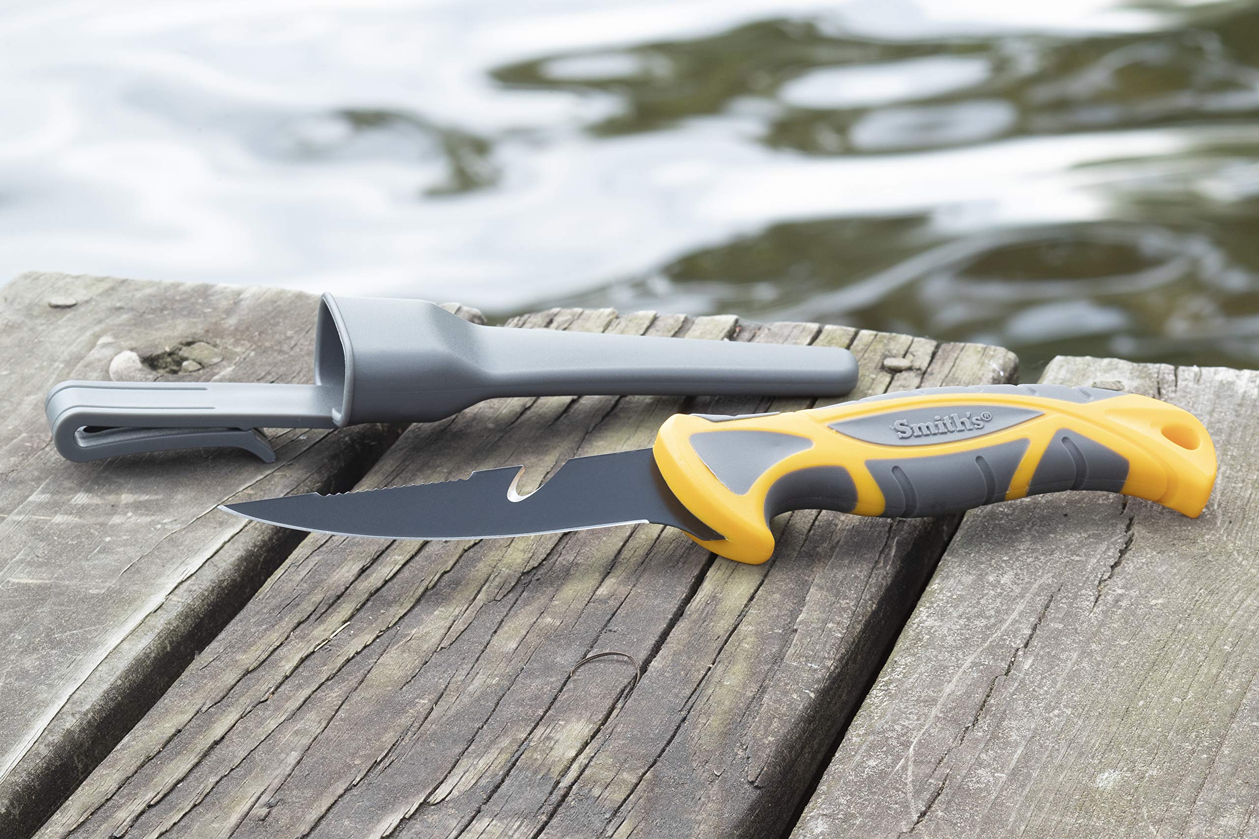 Amazon.com : Smith's 4” Lawaia Baitbreaker Fillet Knife w/ Gut