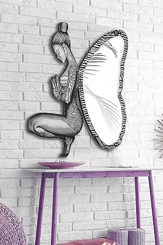 Miniatura 4 de Espejo de pared  Elegante espejo de tocador para decoración del hogar  Ideal para baño, dormitorio y sala de estar  Mejora tu espacio con un diseño