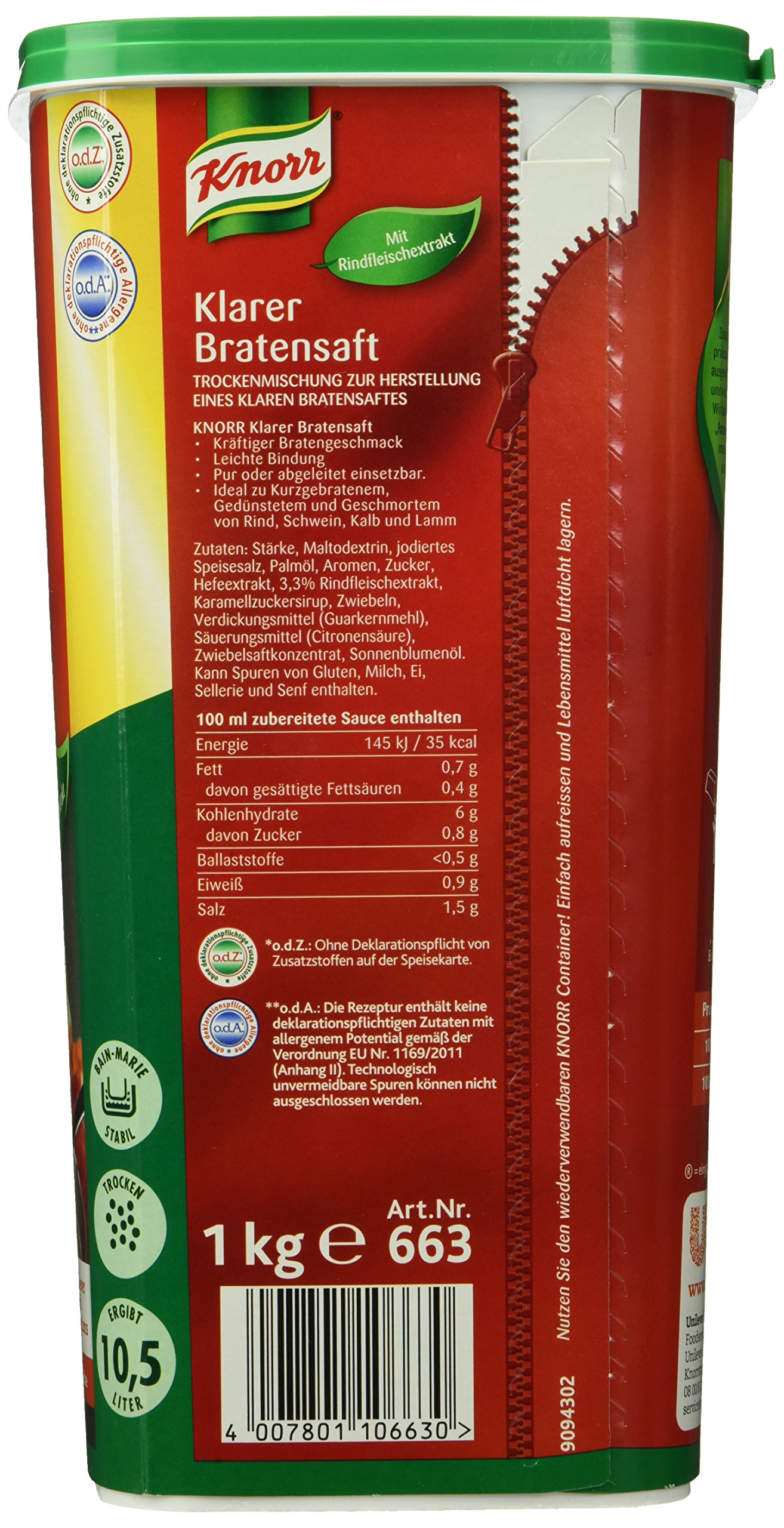 Knorr klarer Bratensaft Insula 1 kg, 1er Pack (1 x 1 kg)