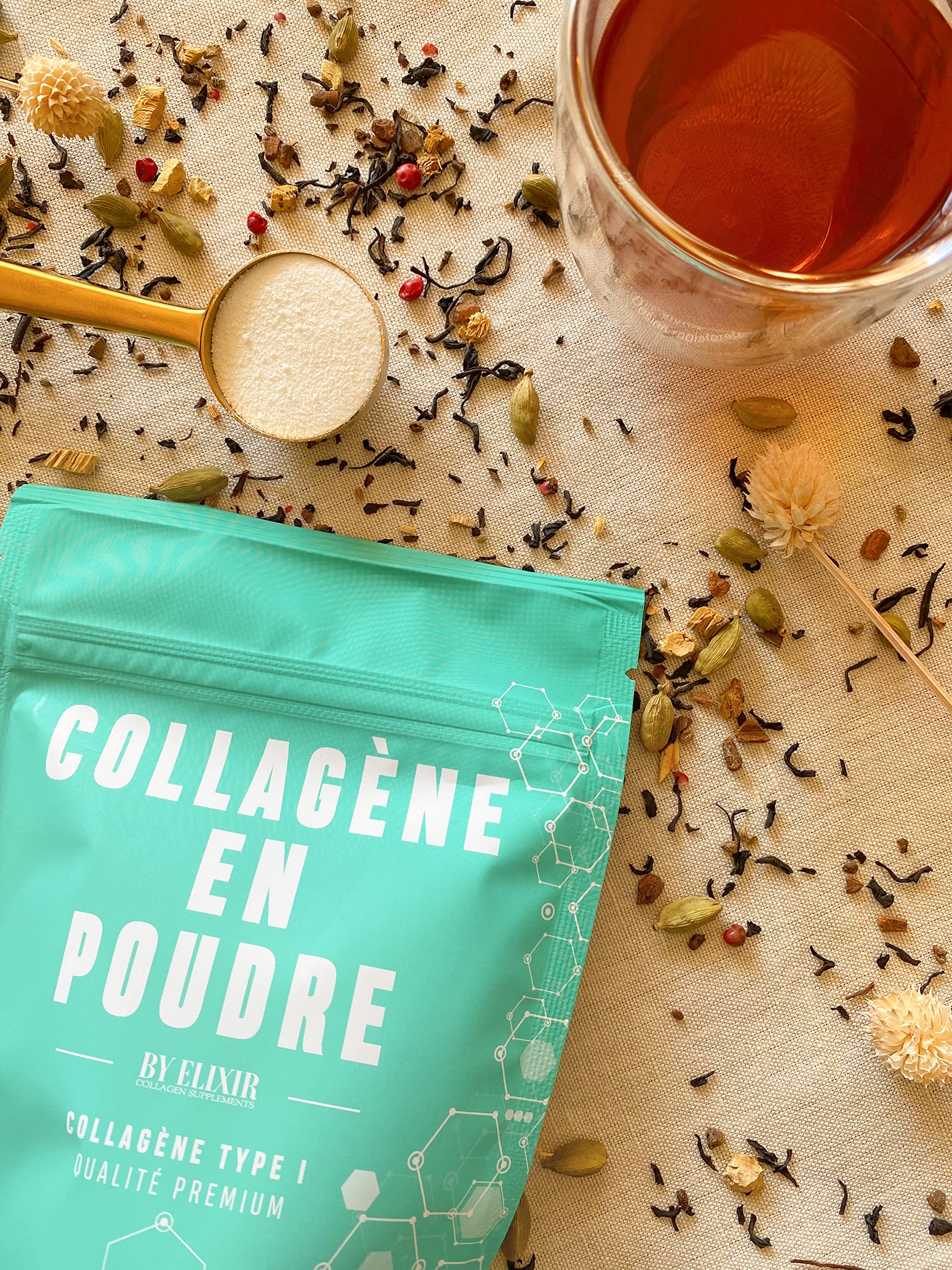 Collagène Hydrolysé Breveté Pepan Type I en poudre - 310g Proteine pour la Peau, Cheveux, Musculation, Articulations - Élaboré en France.