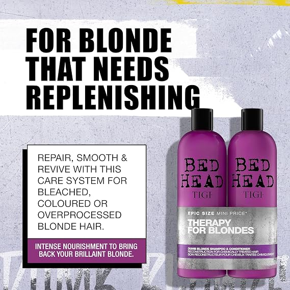 Bed Head by TIGI Dumb Blonde Shampoo, 750ml