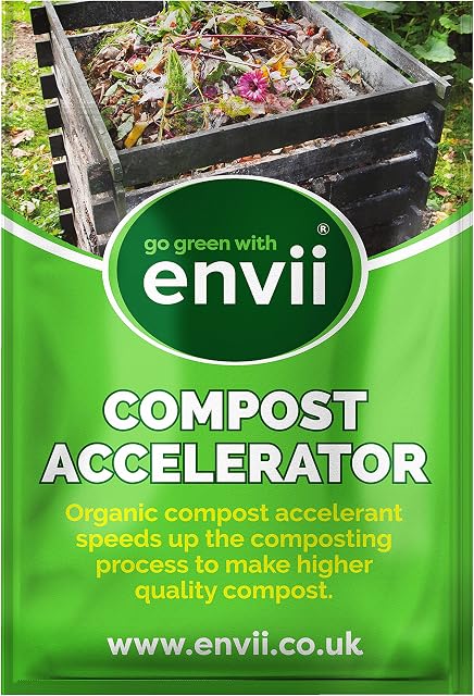 envii Compost Accelerator Organic Compost Maker & Activator Booster Speeds Up Composting Process Using Beneficial Bacteria & Microbes 12 Tablets
