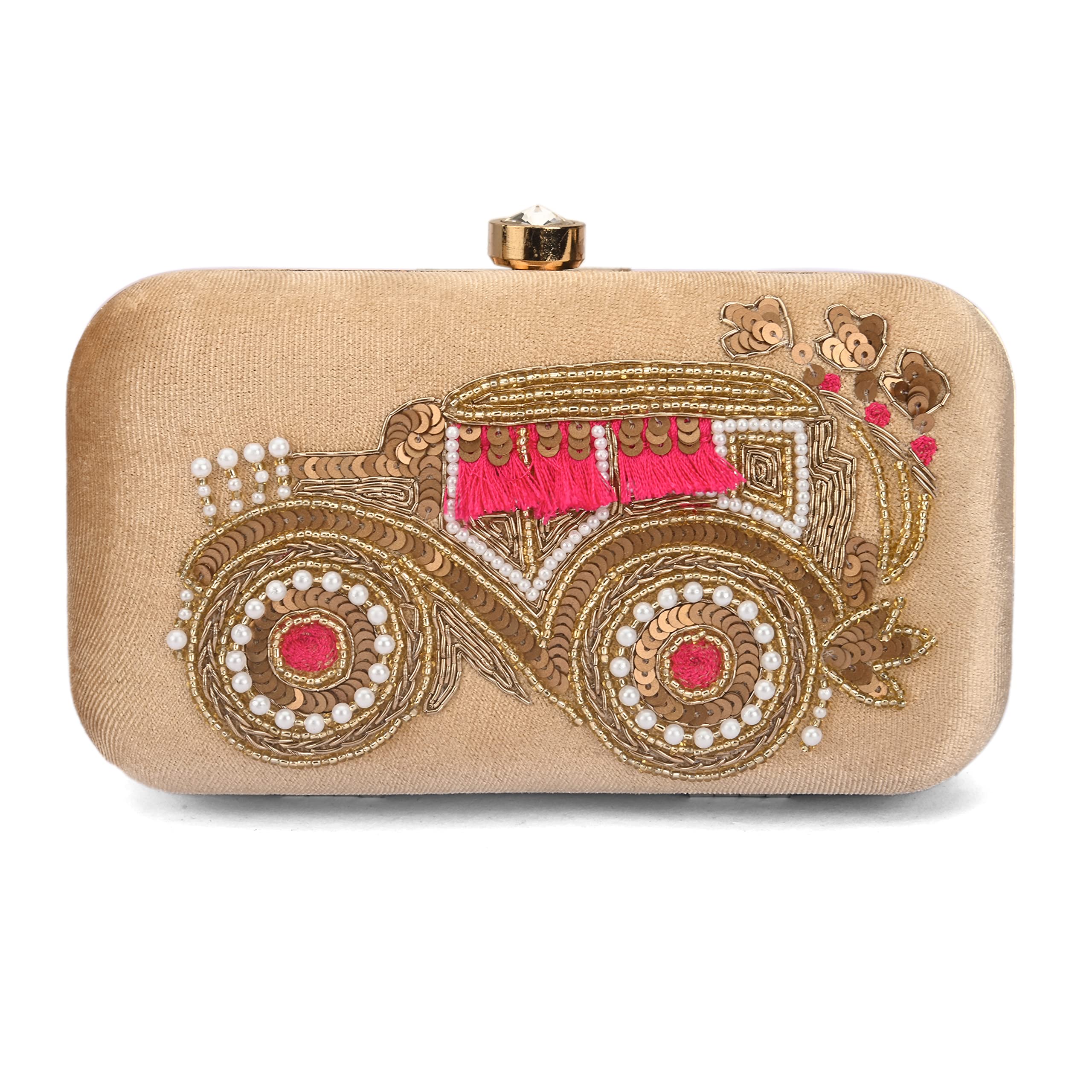 for the beautiful you Embroidered Car Women's Clutch-picture-11