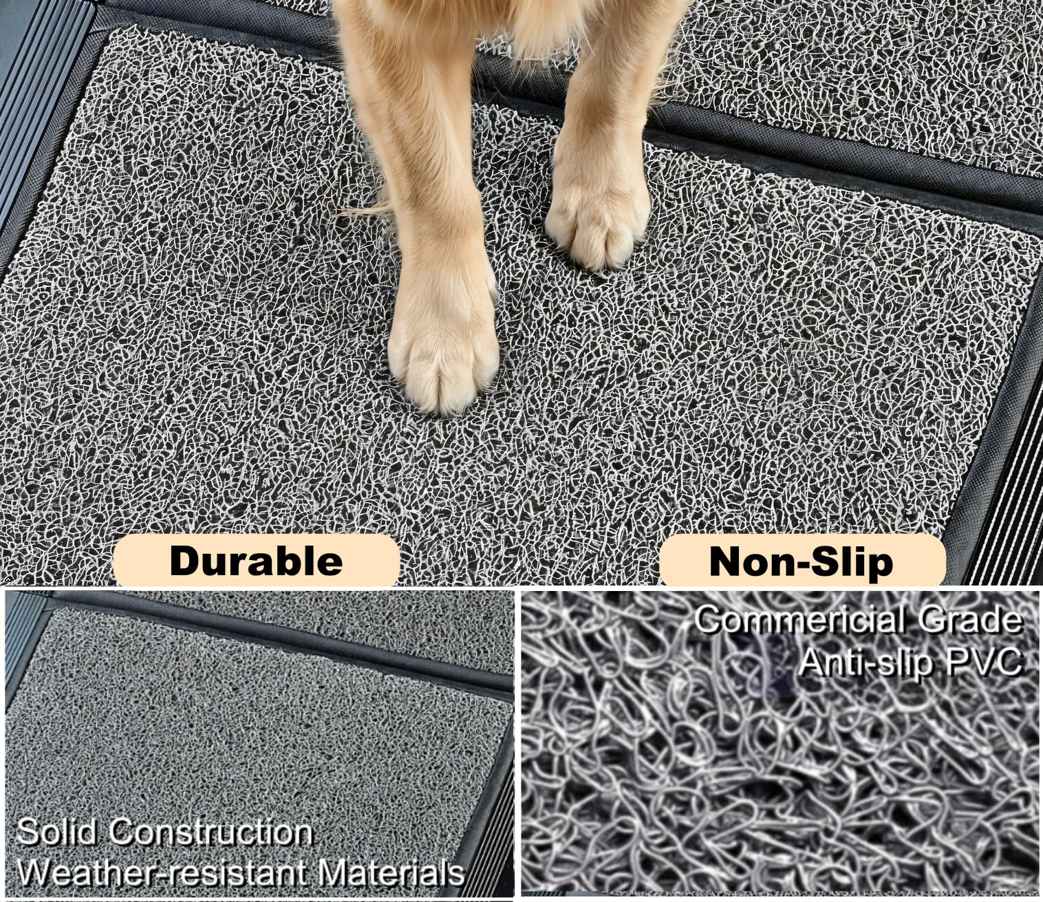 Rampa per Animali Domestici (180 x 50 cm), Rampa per Cani per Auto, SUV e Camion, 180 cm di Lunghezza e 50 cm di Larghezza, Rampa Pieghevole e Portatile per Animali Domestici con Superficie