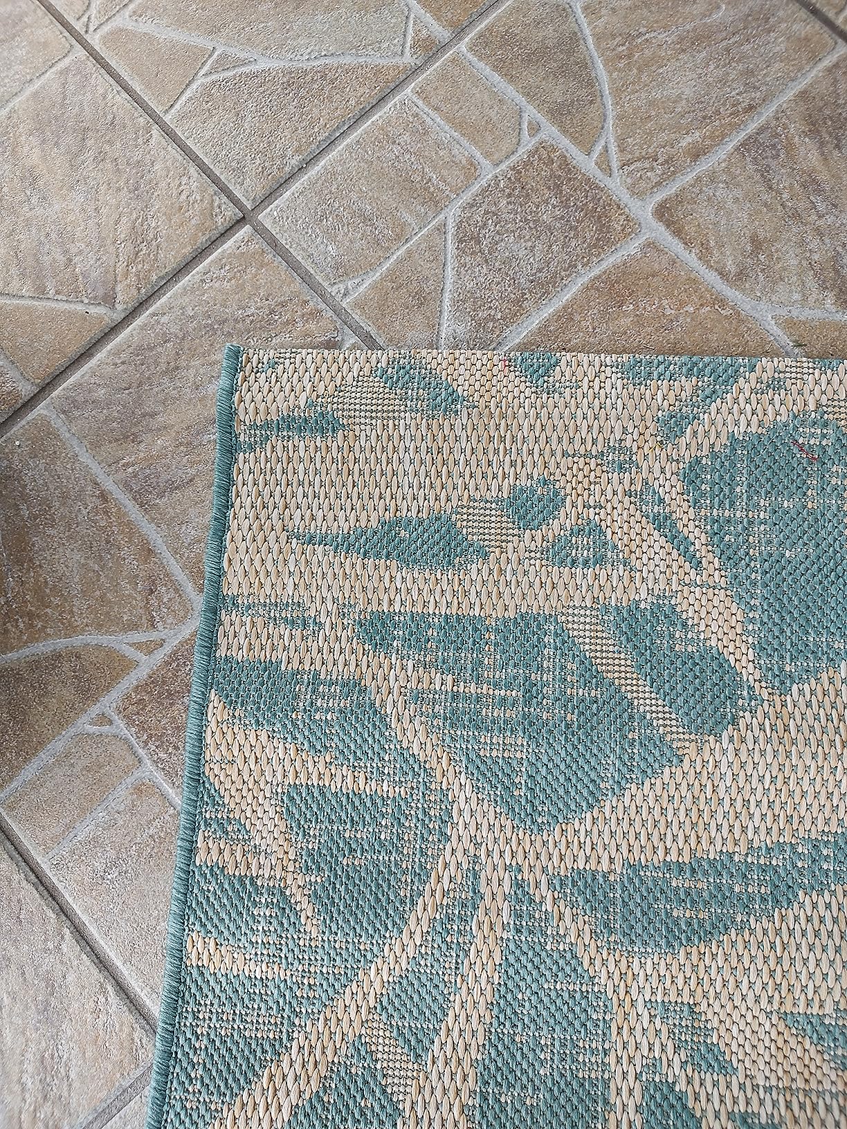 $14/mo - Finance Gertmenian Indoor Outdoor Area Rug, Classic Flatweave ...