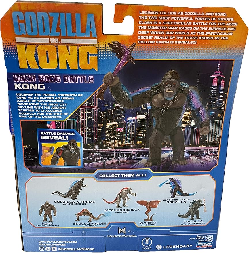 Godzilla vs Kong MonsterVerse Figura de Acción 6 Pulgadas miniatura 2