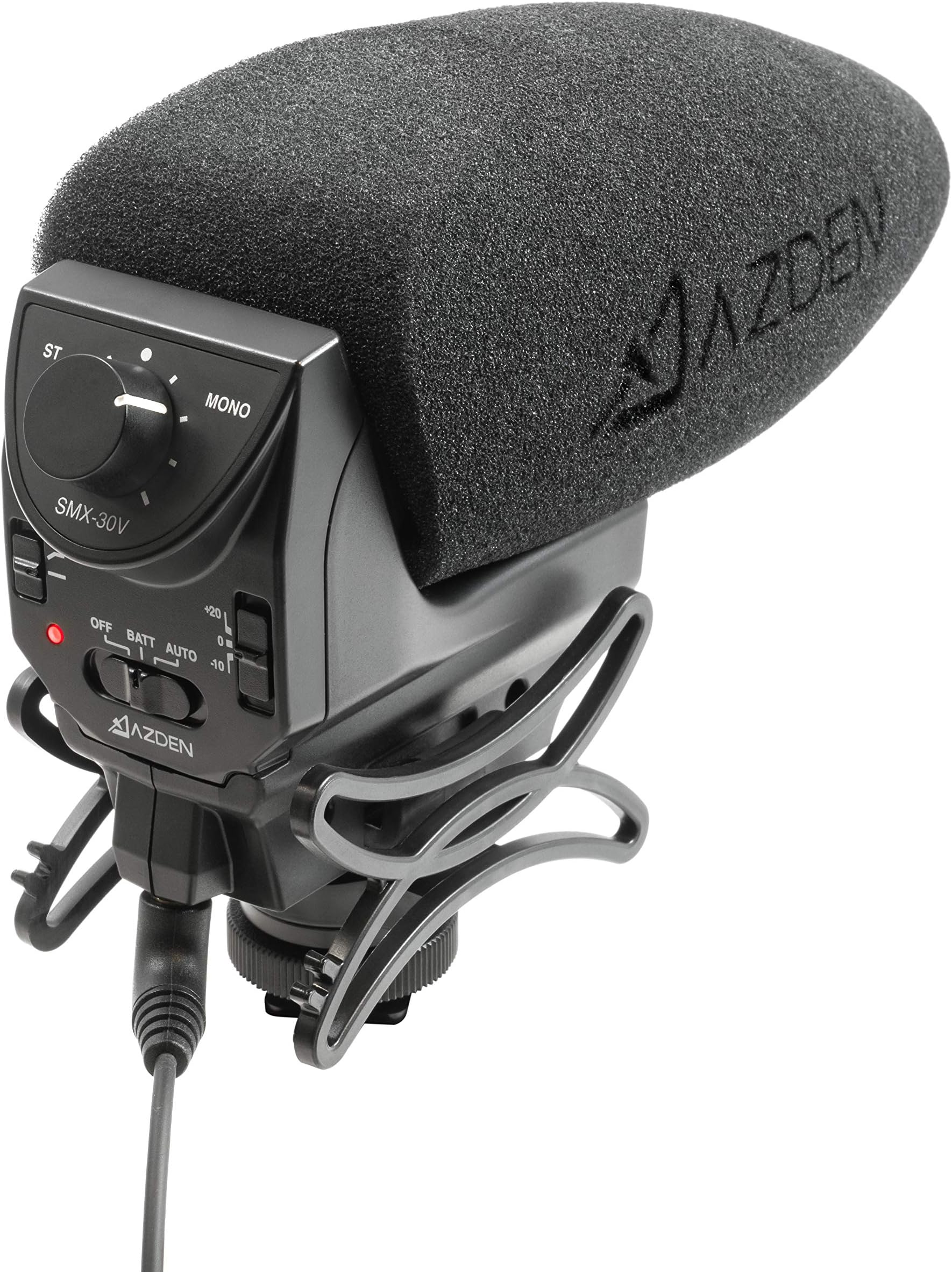 Shotgun Mic AZDEN SMX-30 Stereo/Mono Switchable Video Microphone