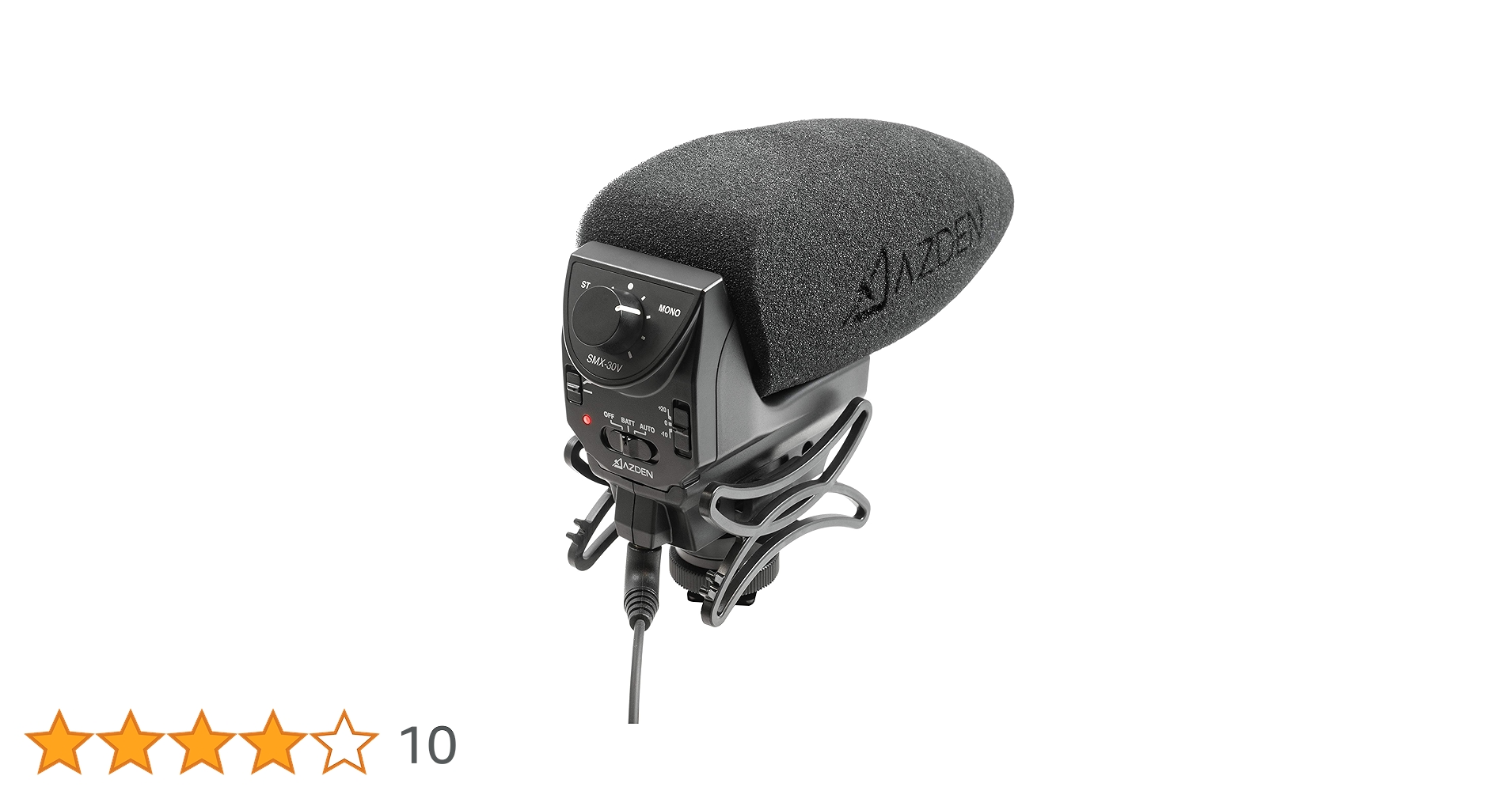 Amazon | AZDEN SMX-30V ステレオ/モノラル混合可能ビデオマイク