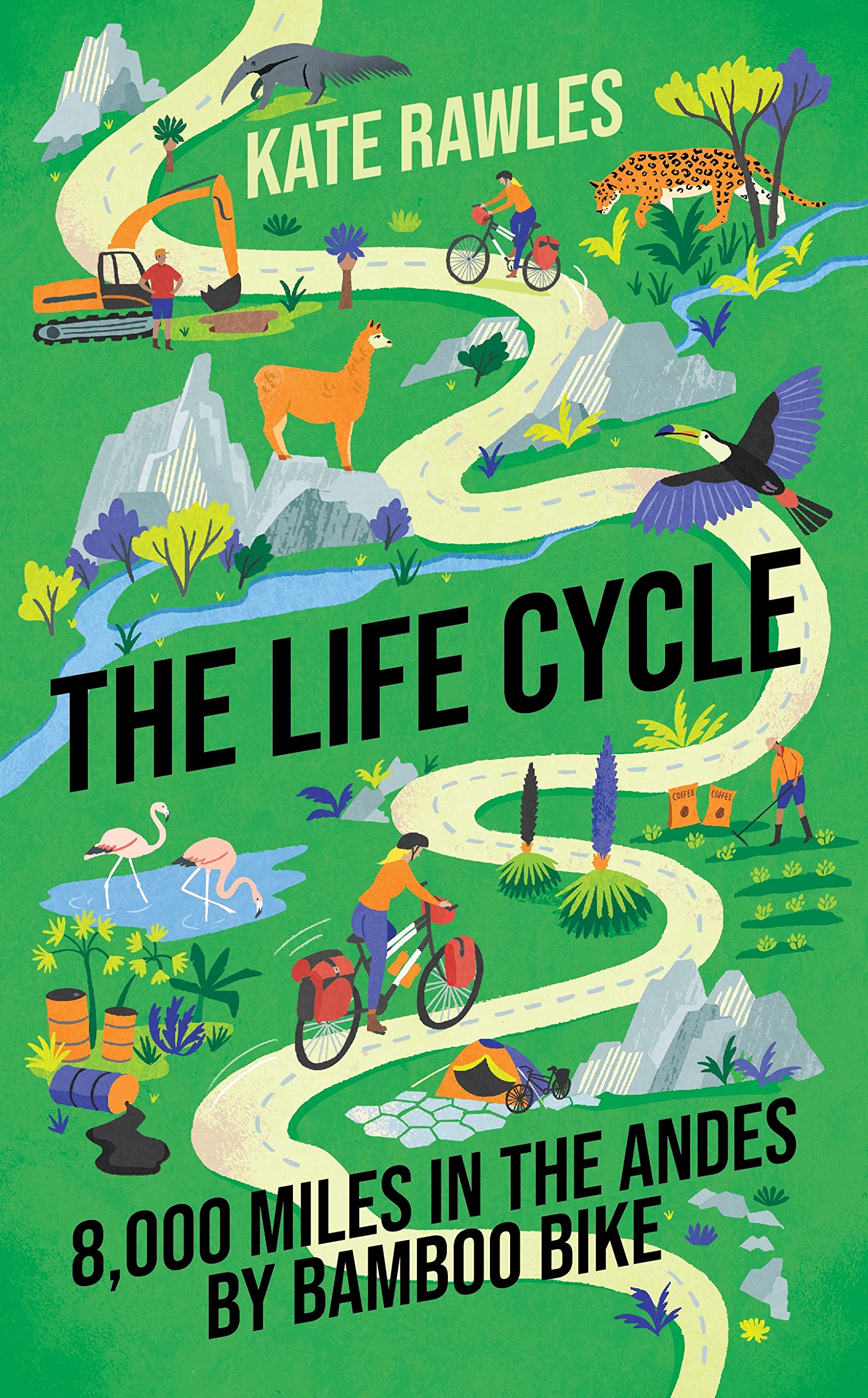 The Life Cycle: 8,000 Miles in the Andes by Bamboo Bike [hardcover] Rawles, Kate