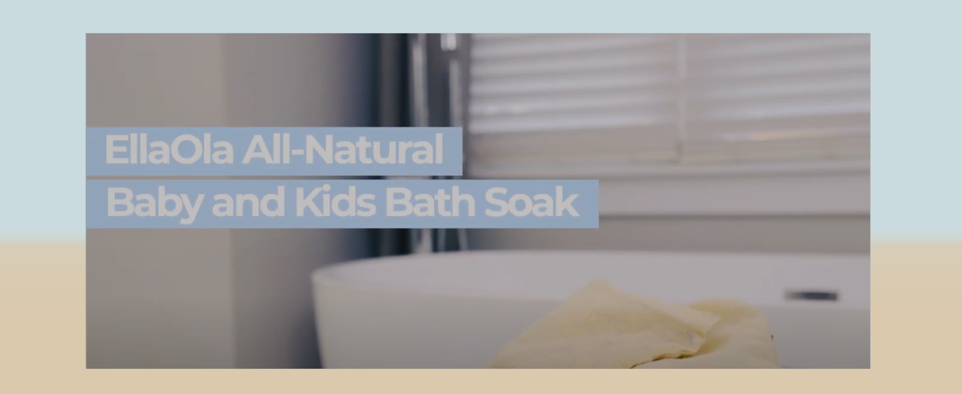 ELLAOLA Oatmeal Bath Soak for Babies Kids & Adults - Baby Bath Tea Soaks Made with Prebiotics to Relieve Dry, Itchy, Eczema Prone Skin While Gently Cleansing, Fragrance Free I 4 Bath Tea Soaks