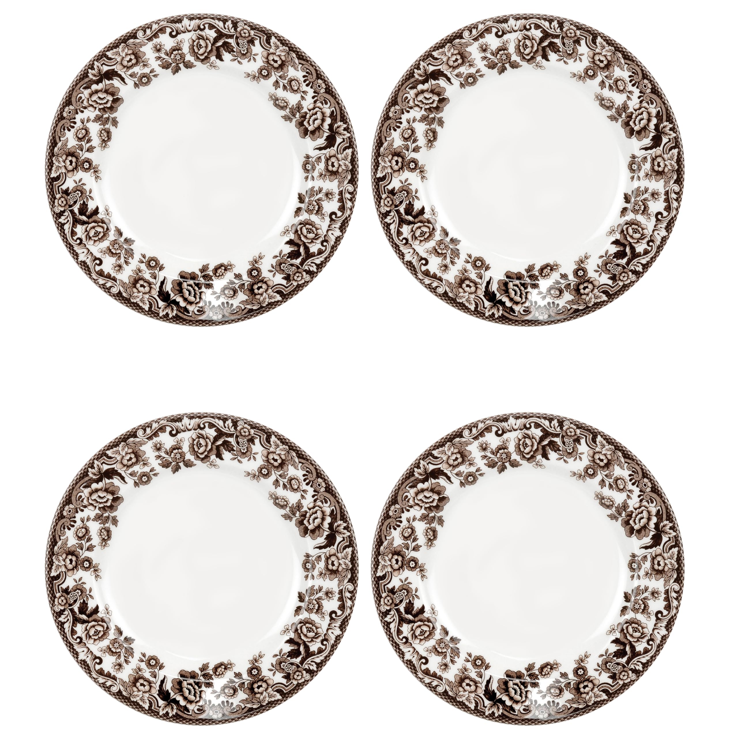 Amazon.com | Spode Delamere Salad Plate, Set of 4: Spode Woodland