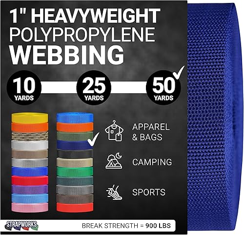 Vista 27 de Strapworks Correas de polipropileno pesado: correas de polietileno resistentes para reparación de equipos de bricolaje al aire libre Negro