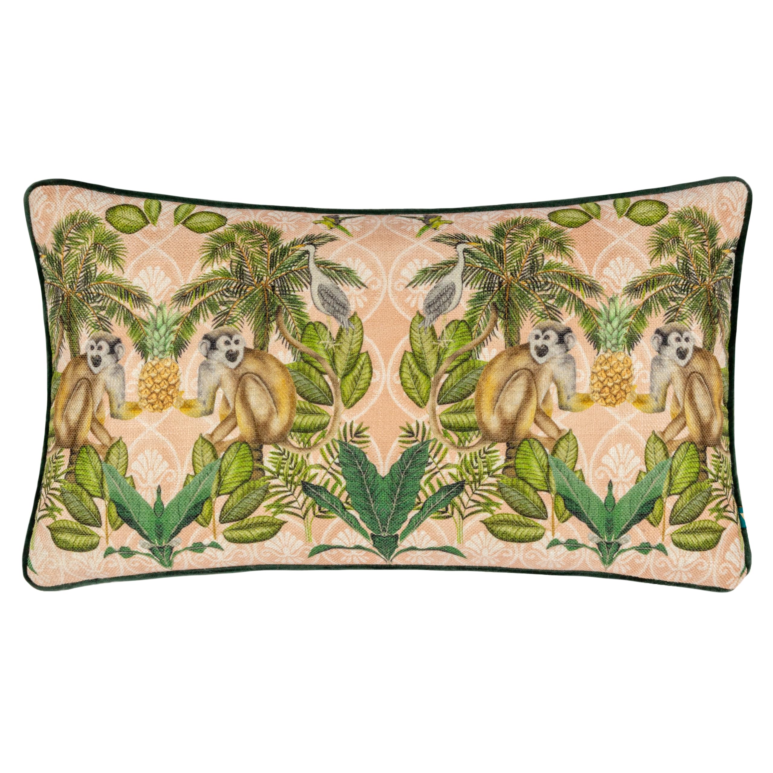 Wylder Tropics Valera Korba Monkey Tropical Cushion | Size: 30cm x 50cm