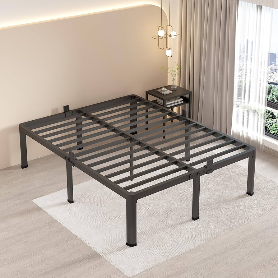 Amazon.com: MAF 20 Inch Queen Size Bed Frame with Round