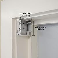 Vista 5 de Persianas imitación de madera sintética de 2 pulgadas para oscurecer habitaciones, sin cordón, color blanco