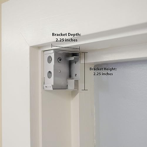 Miniatura 5 de Persianas imitación de madera sintética de 2 pulgadas para oscurecer habitaciones, sin cordón, color blanco