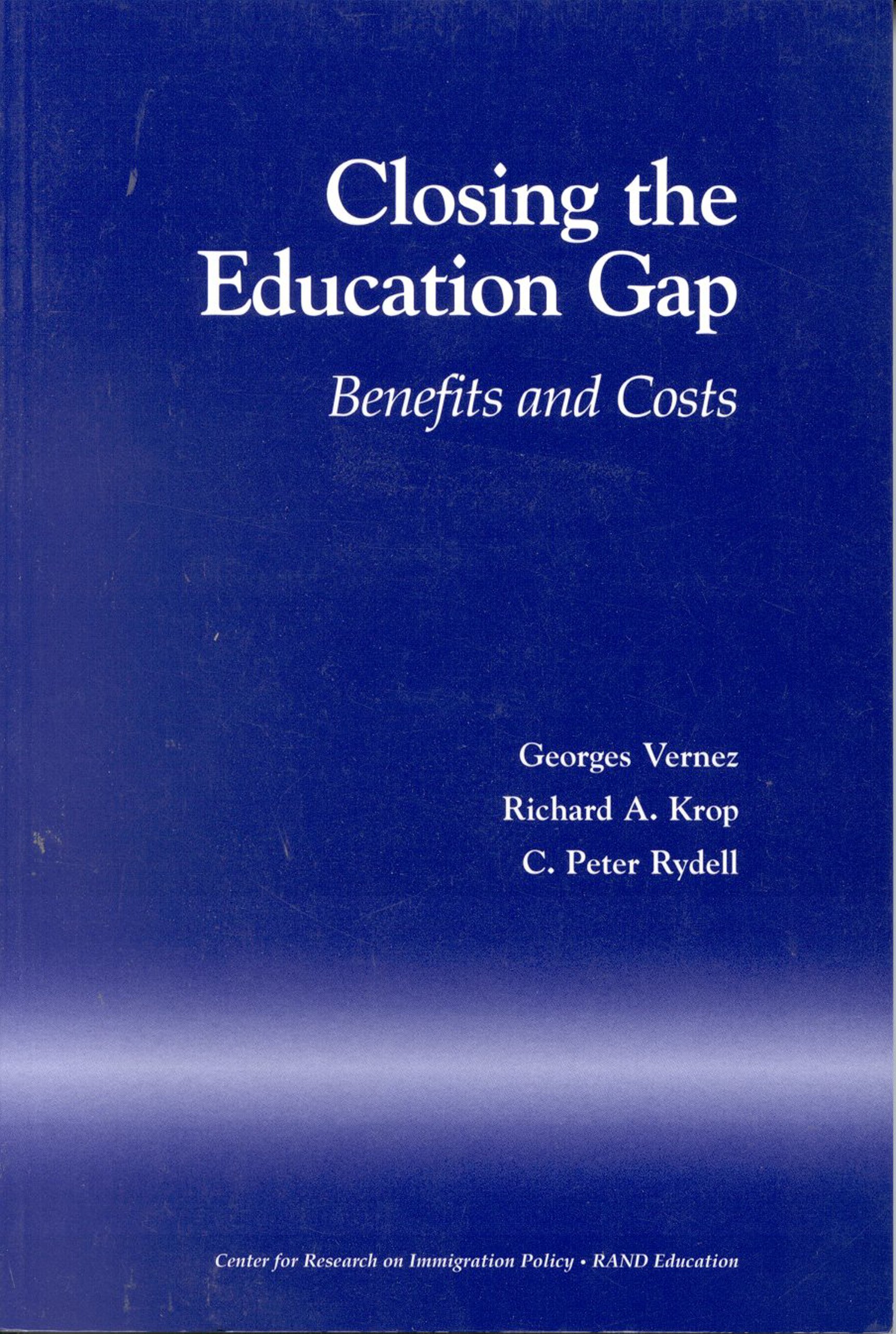 Buy Closing the Education Gap: Benefits and Costs — BookShops.in