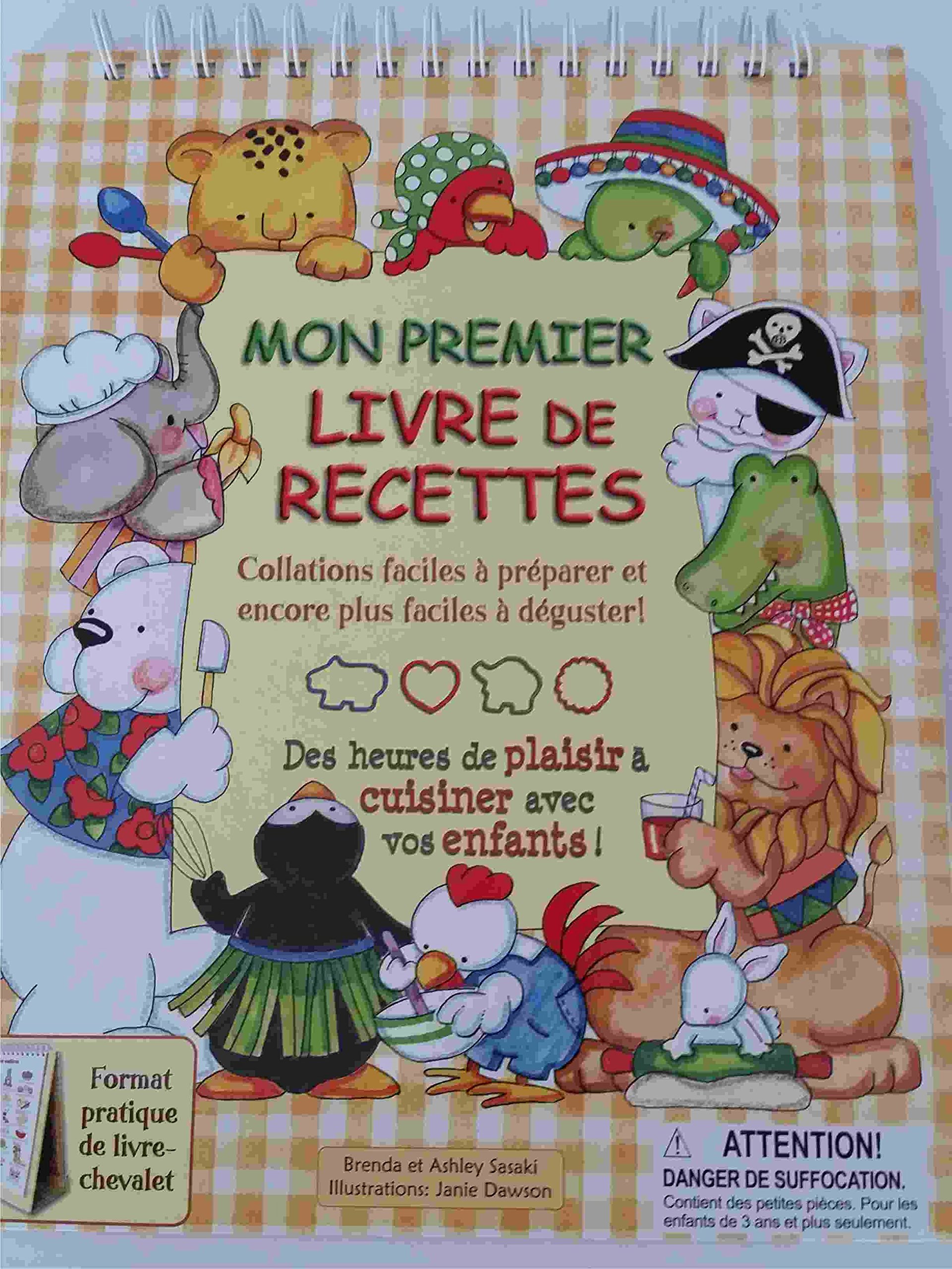 Mon premier livre de recettes Sasaki Brenda et Ashley