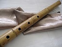 Vista 1 de 1.8 Zen Shakuhachi. Instrumento pentatónico. w. Boquilla de bambú natural y extremo de raíz.