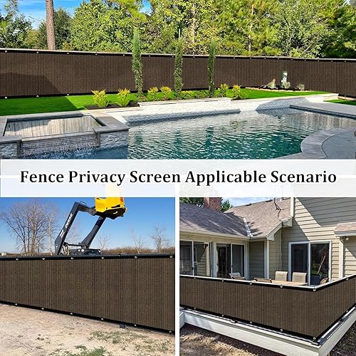 Miniatura 6 de Shade&Beyond Sreen - Pantalla de privacidad negra de 3 x 1 pies, 90% de visibilidad, panel de valla de malla de esgrima de 170 GSM, para pared,