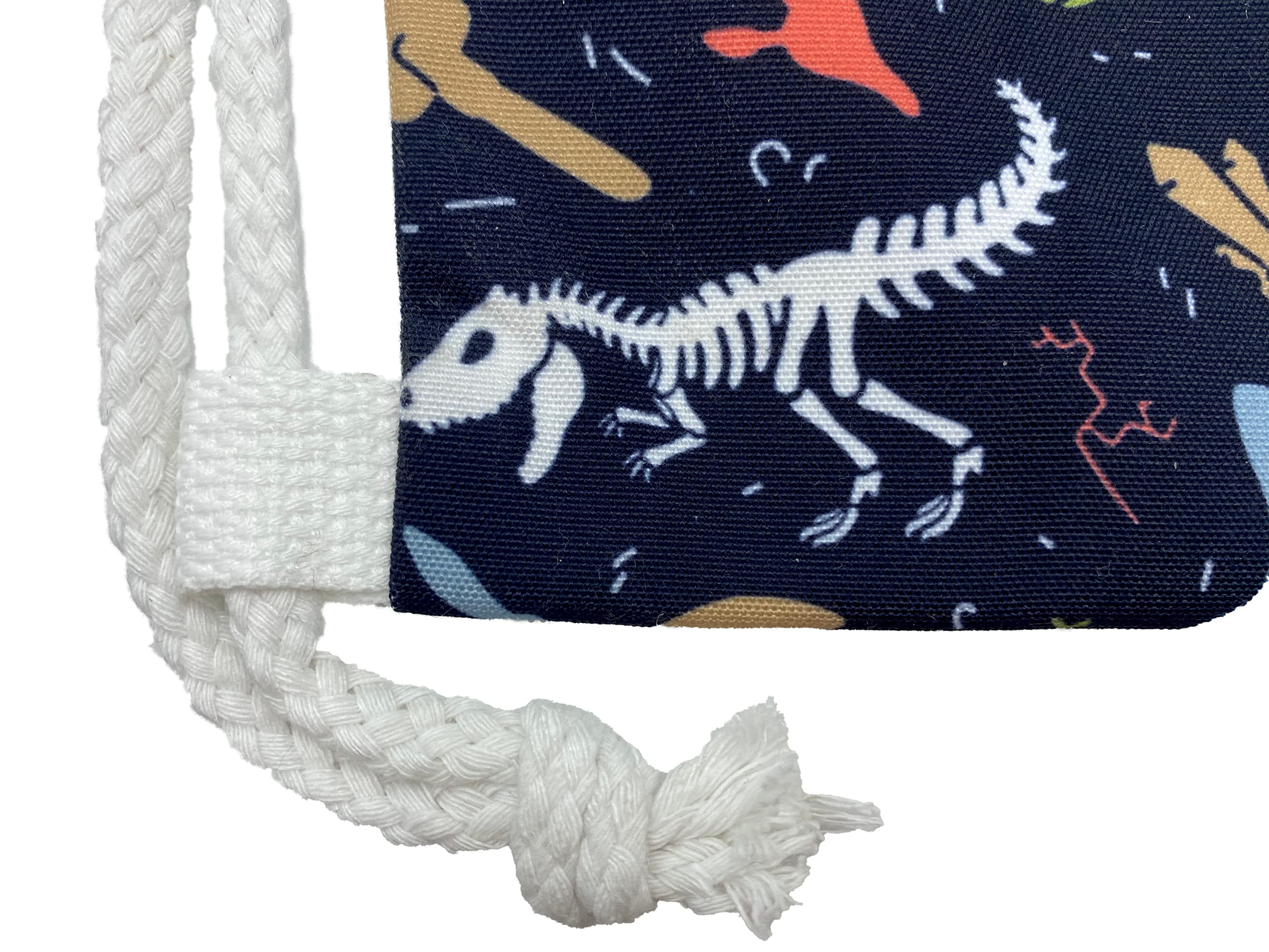 HECKBO kids dinosaur dino gym drawstring bag, 40x32cm, 12.6" x 15.8", string bag, kindergarten daycare crèche school football - Image 3