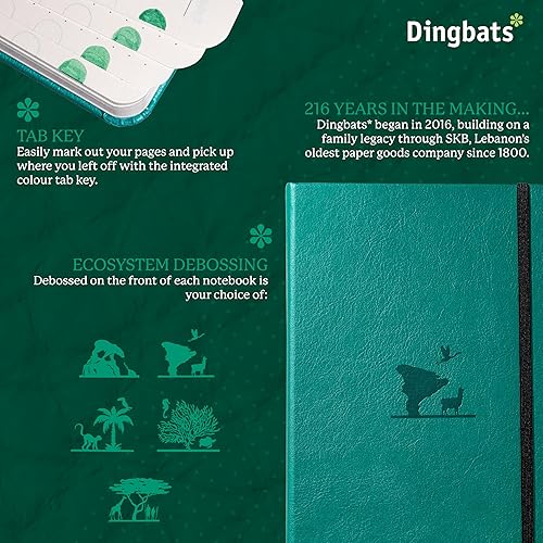 Vista 153 de Dingbats - Cuadernos Lima - Yasuni (características de bono),Glicine Arctic (características de bono),Mandarina - Serengeti