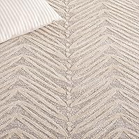 Vista 7 de Martha Stewart x SAFAVIEH - Colección de alfombras de área, alfombra de 2 pies 3 pulgadas x 10 pies, gamuza beige, lana y viscosa hecha a mano