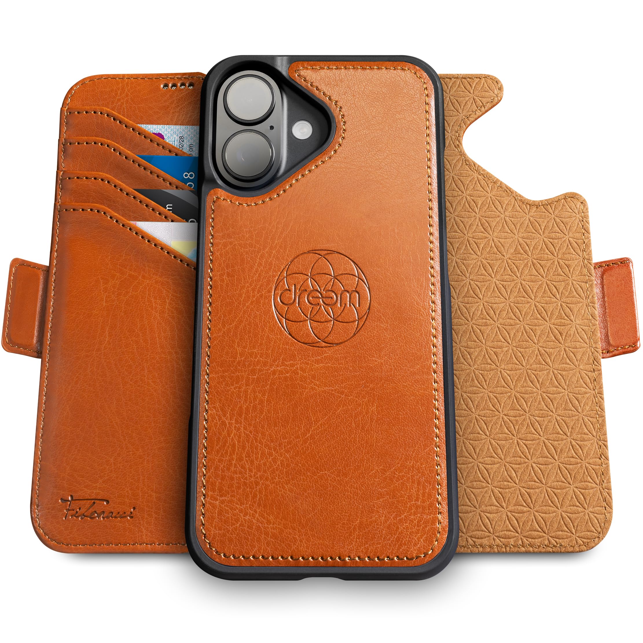 Amazon.co.jp: Dreem フィボナッチ（Fibonacci）2イン1 財布型ケース