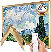 Vista 1 de Marco de TV Deco de Aleación Prismático Oro Pálido de 50" - Compatible SOLO con Samsung The Frame TVs