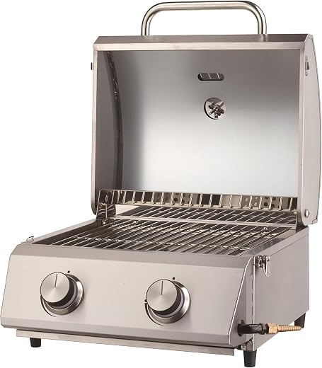 Tarrington Gasgrill 2-Brenner Edelstahl 4,4 kW – kompakt